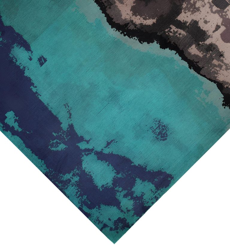 "Abstract Carpet Ignite Your Space with Jacquard Woven Designs"