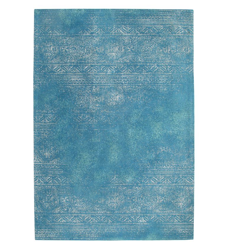 blue area rug