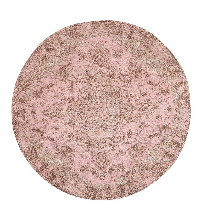 Horseway Jacquard Woven Cotton Round Carpet - FAB NATURA