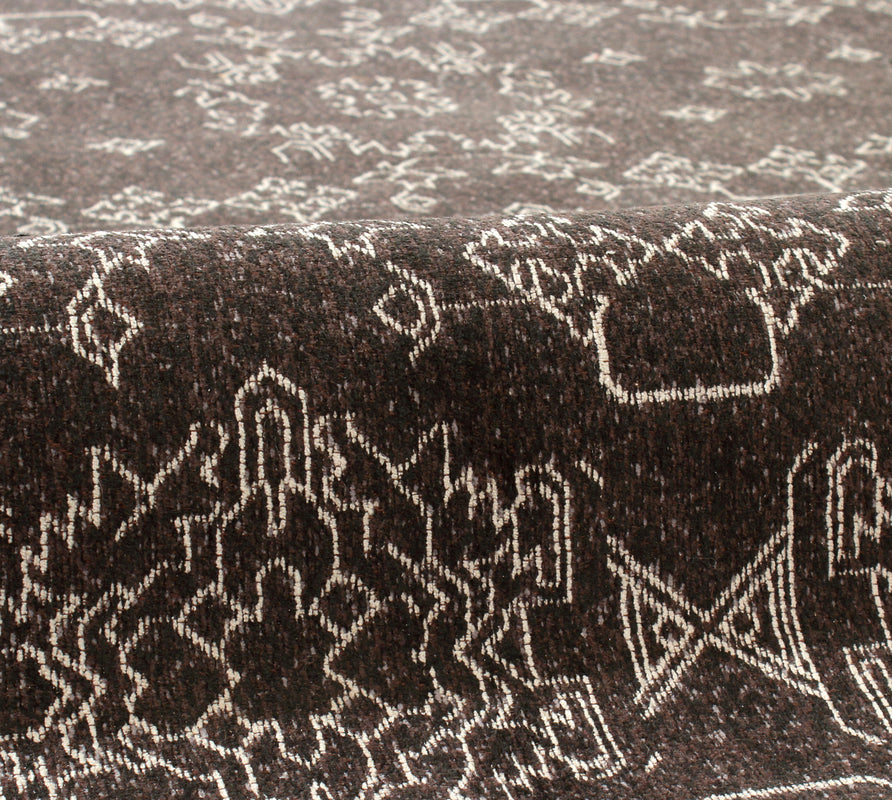 North Aztec Jacquard Wocen Cotton Carpet
