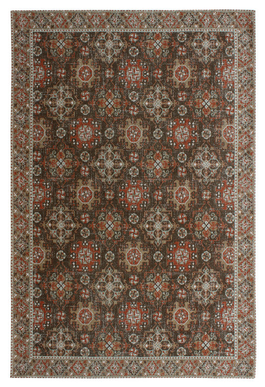 Queensland Jacqurad Woven Cotton Carpet | Fab Natura