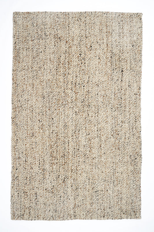 wool textured area rug