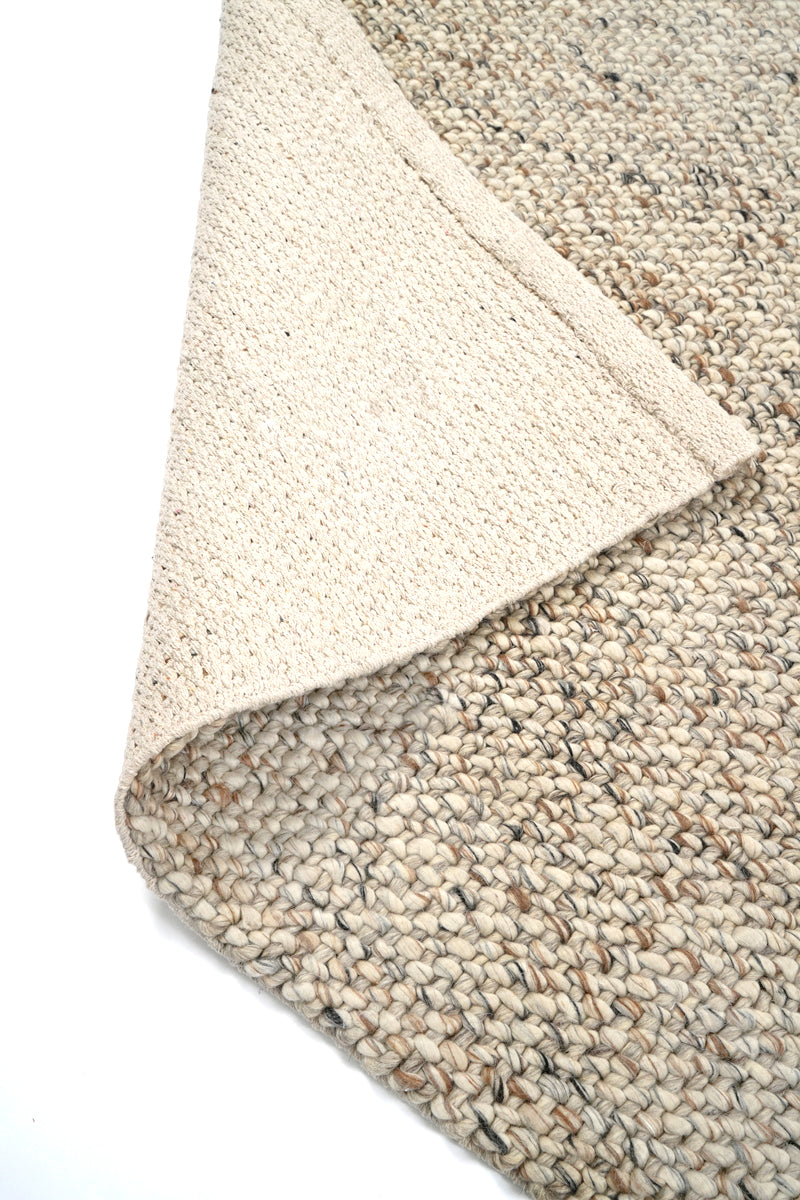 wool textured area rug