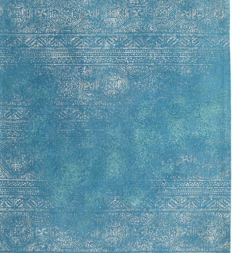 blue area rug