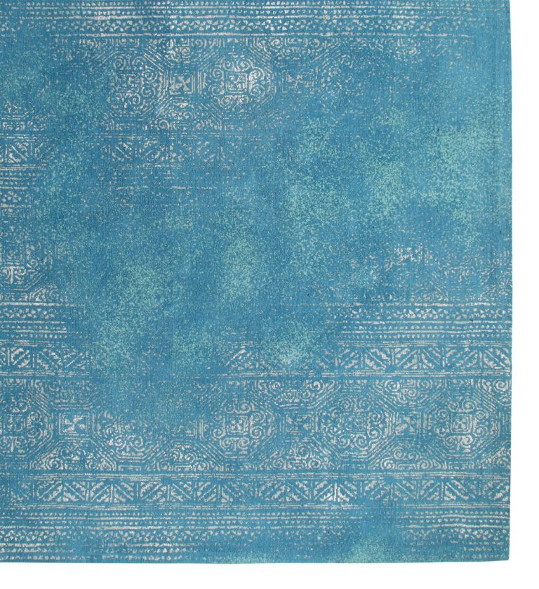 blue area rug