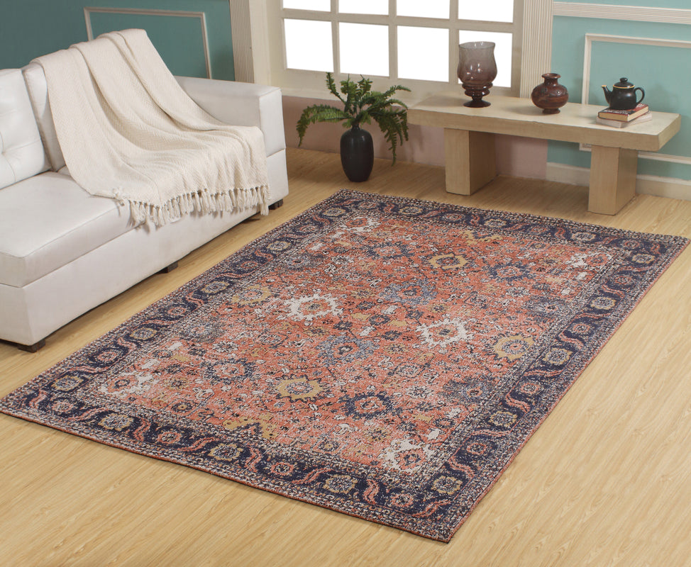 Anatolia Jacquard Woven Cotton Carpet