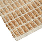 hand woven jute carpet India	beige
