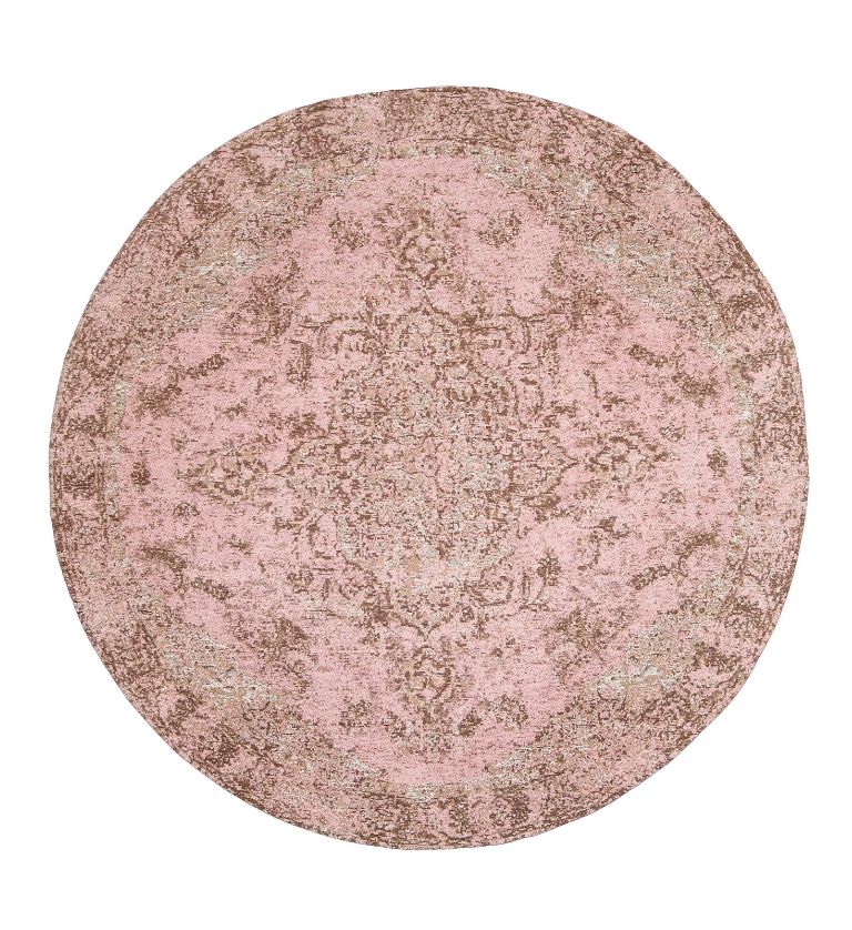 Horseway Jacquard Woven Cotton Round Carpet - FAB NATURA