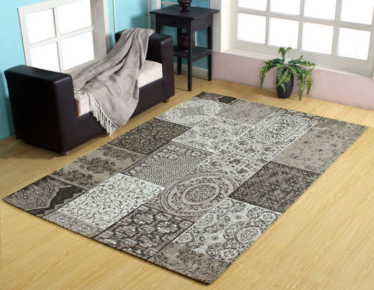 Patch KI Jacquard Woven cotton carpet