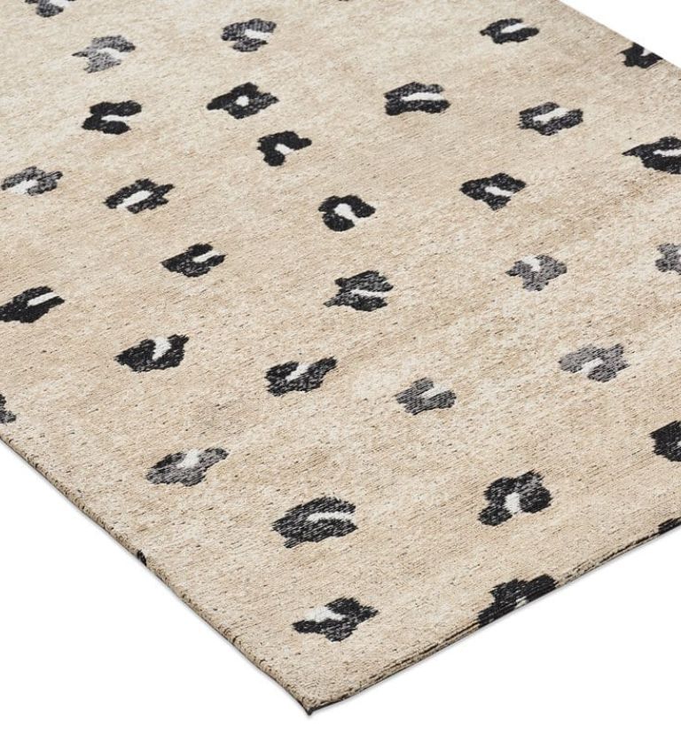 Leo FP Jacquard Woven Cotton Runner Carpet - FAB NATURA