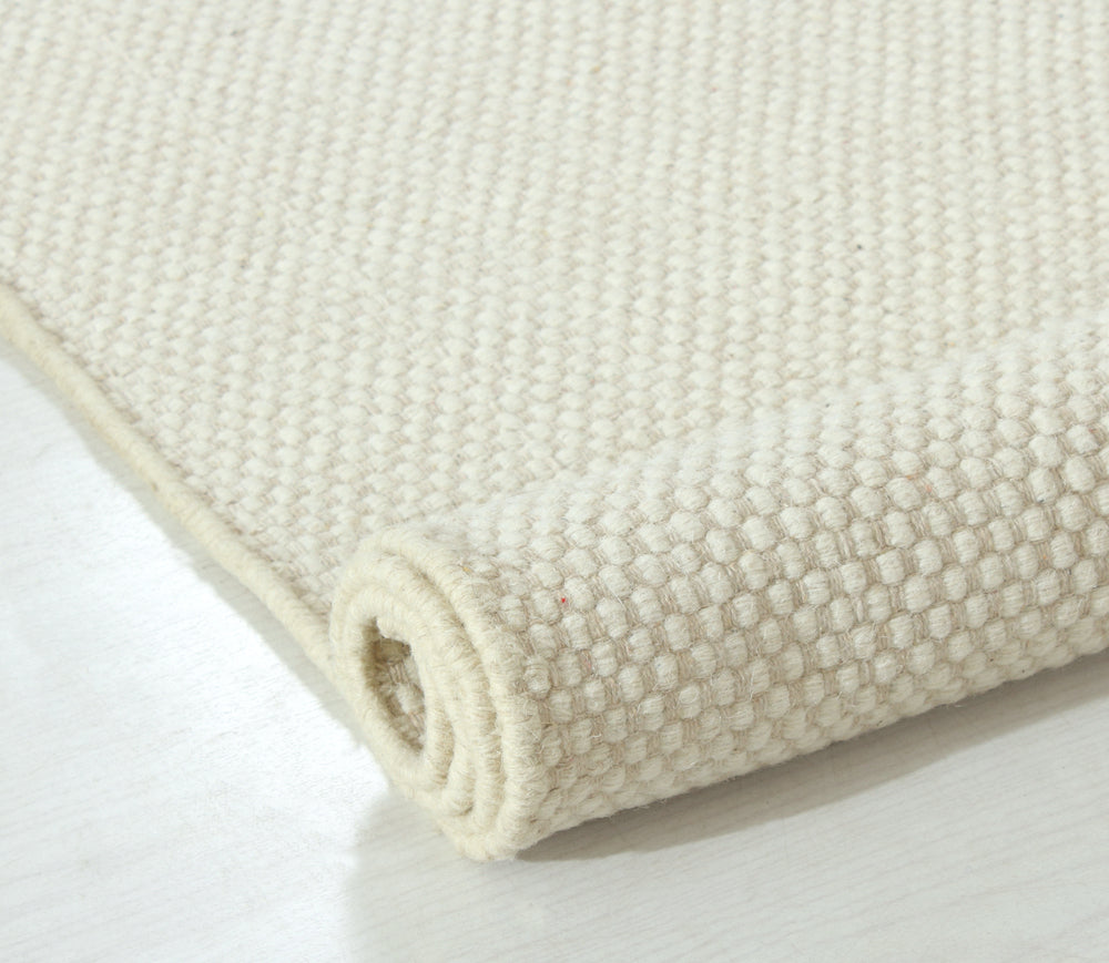 Handwoven Wool Dhurrie Rug