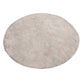 Saliva Jacquard Woven Cotton Round Carpet - FAB NATURA