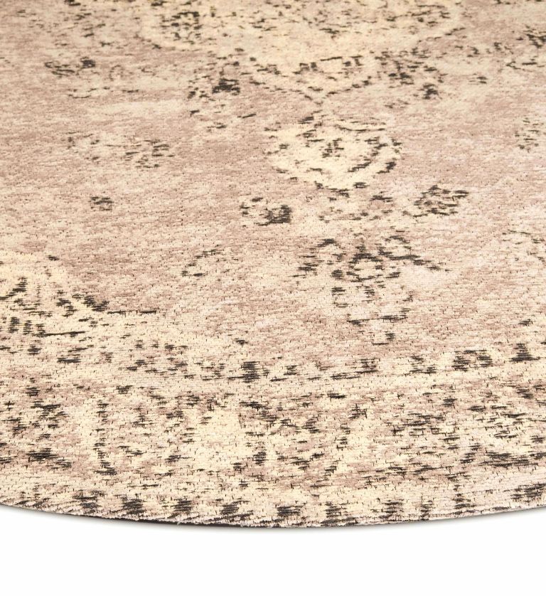 Horseway Jacquard Woven Cotton Round Carpet - FAB NATURA