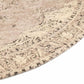 Horseway Jacquard Woven Cotton Round Carpet - FAB NATURA