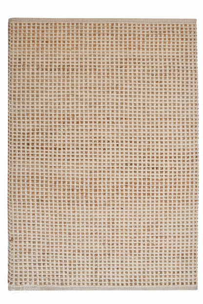 checkered jute rug