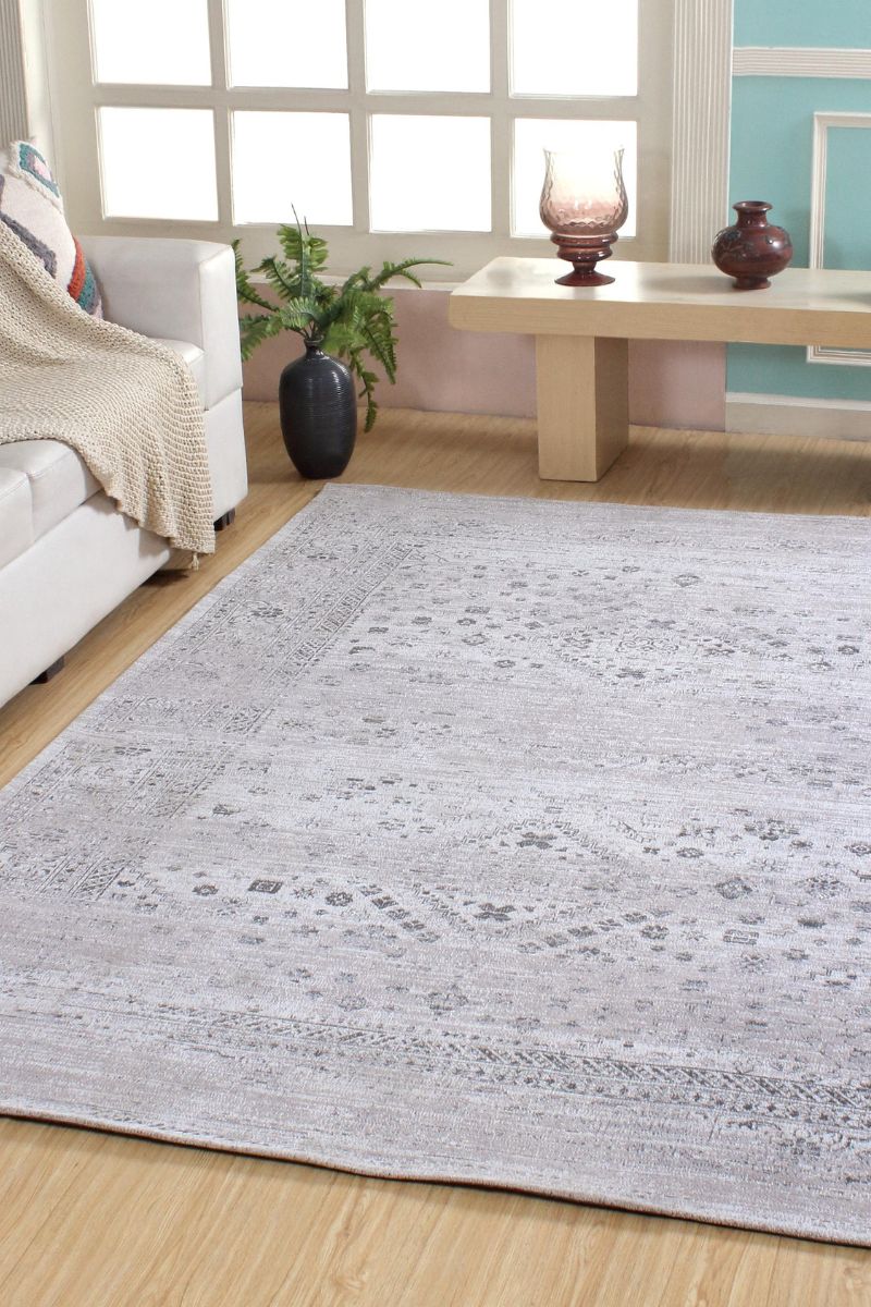 distressed vintage carpet