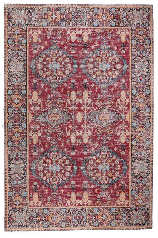 Ikat Hawaii Jacquard Woven Cotton Runner Carpet