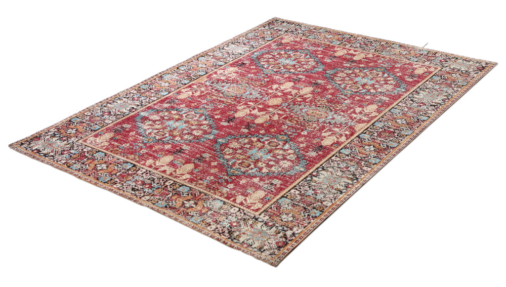 Ikat Hawaii Jacquard Woven Cotton Runner Carpet