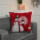 Snowman 2 Jacquard Woven Cushion ( A Set Of Two Pieces) - FAB NATURA
