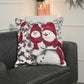 white twins christmas cushion cover