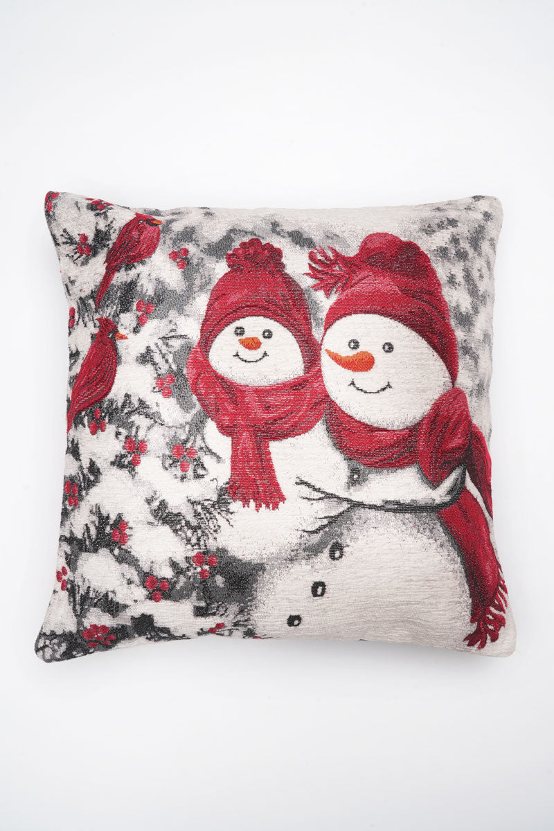 white twins christmas cushion cover