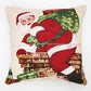 Santa 2 Jacquard Woven Cushion ( A Set Of Two Pieces) - FAB NATURA