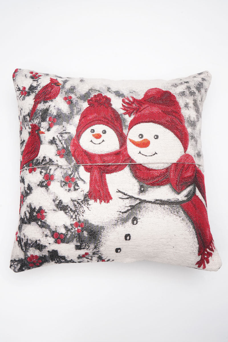 white twins christmas cushion cover