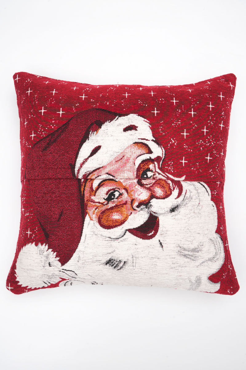 Santa Jacquard Woven Cushion ( A Set Of Two Pieces) - FAB NATURA