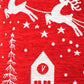 Santa Sleigh Jacquard Woven Cushion ( A Set Of Two Pieces) - FAB NATURA