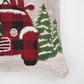 Santa Car Jacquard Woven Cushion with Filler ( A Set Of Two Pieces) - FAB NATURA