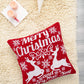 Merry Christmas Jacquard Woven Cushion ( A Set Of Two Pieces) - FAB NATURA