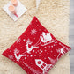 Santa Sleigh Jacquard Woven Cushion ( A Set Of Two Pieces) - FAB NATURA