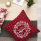 Merry Christmas Jacquard Woven Cushion ( A Set Of Two Pieces) - FAB NATURA