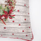 Joy Jacquard Woven Cushion Red & White ( A Set Of Two Pieces) - FAB NATURA