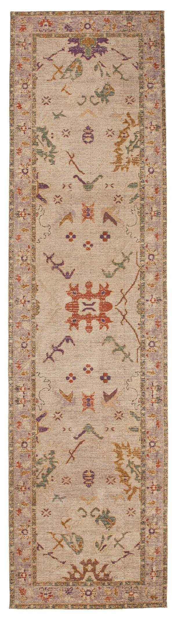 fire jacquard woven cotton runner carpet