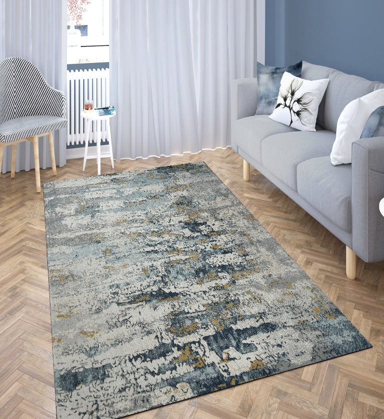 abstract colorful rug